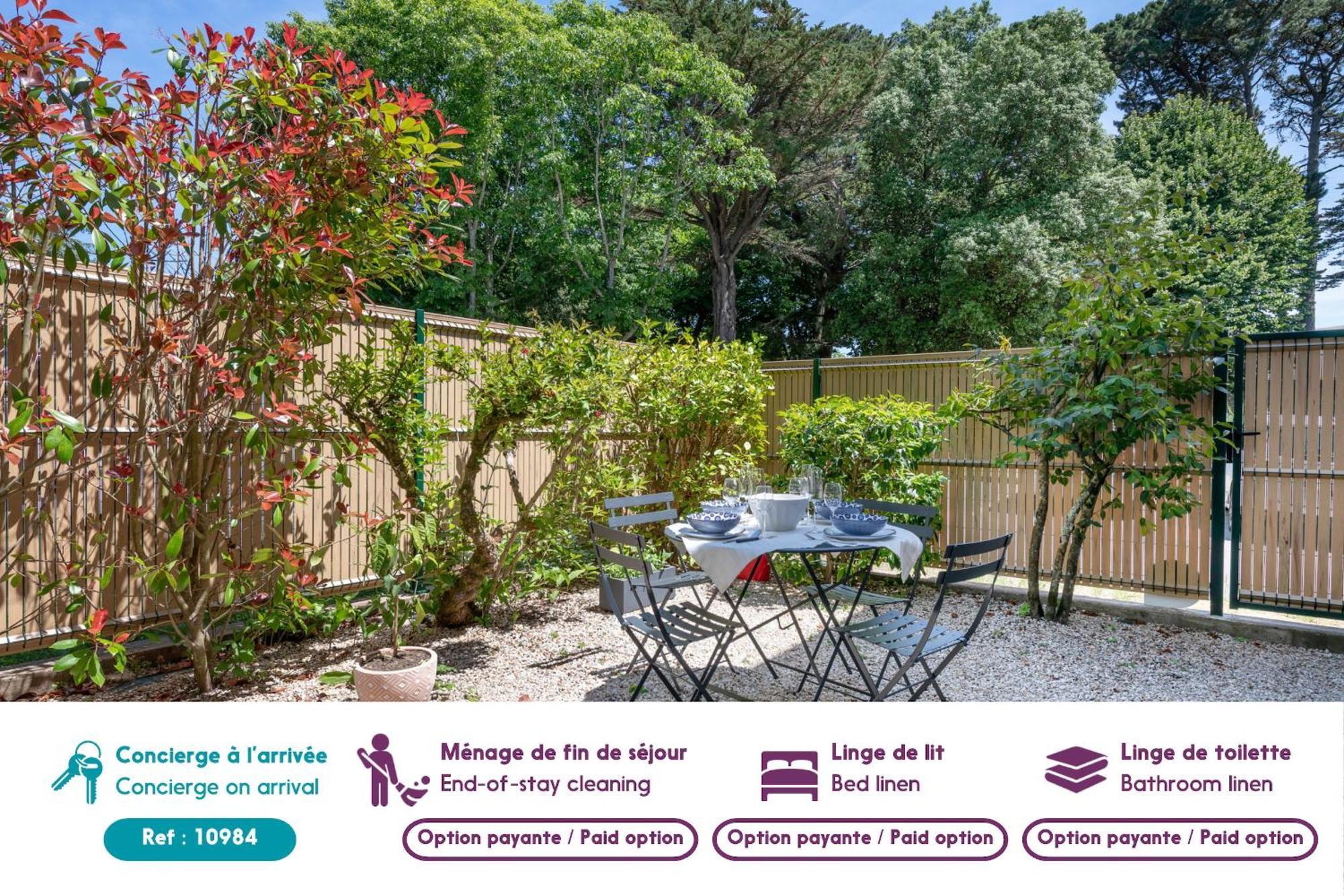 Rez-De-Jardin Pour 3 Personnes Proche De La Plage Pornic Luaran gambar